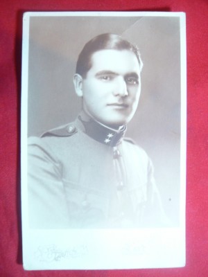 Fotografie Militar Austroungar 1933 , dim. =13,3 x 8,4 cm Foto Salon Budapest foto