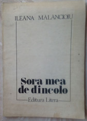 ILEANA MALANCIOIU - SORA MEA DE DINCOLO (VERSURI, 1992) foto