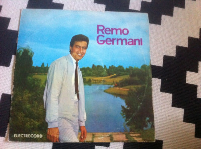 REMO GERMANI disc vinyl lp muzica pop italiana beat usoara slagare EDE 0262 VG+ foto