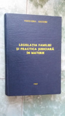 legislatia familiei si practica judiciara in materie - anul 1987 . foto