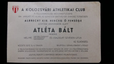 PRIMUL CLUB DIN ROMANIA - A KOLOZSVARI ATHLETIKAI CLUB - K.A.C - CLUJ ANUL 1880 foto