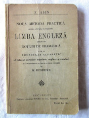 &amp;quot;NOUA METODA PRACTICA DE LIMBA ENGLEZA (dupa F. Ahn)&amp;quot;, M. Rudinescu. Interbelica foto