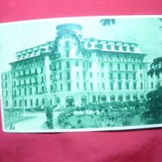 Ilustrata Govora - Hotel Palace 1935 ,circ. Govora- Chisinau ,cu 1 leu T.Culturi