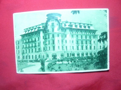 Ilustrata Govora - Hotel Palace 1935 ,circ. Govora- Chisinau ,cu 1 leu T.Culturi foto