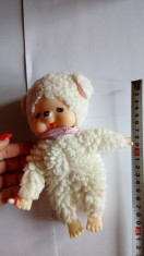 mielut de plush monchhichi alb foto