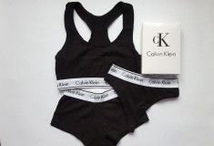 Set Dama Calvin Klein bustiera + chilot tanga + boxer s m foto