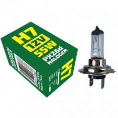 Bec auto cu halogen pentru farproiector H7 12V 55W PX26d 1 buc foto