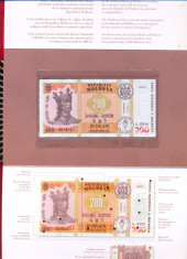 RO-0039-MOLDOVA 2013-Bancnota comemorativa 200 lei moldova,seria 0048,UNC in foto