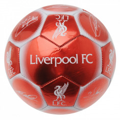 MINGE FOTBAL LIVERPOOL CU AUTOGRAFE- ORIGINALA! foto