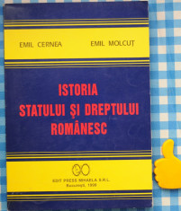 Istoria statului si dreptului romanesc Emil Cernea Emil Molcut foto