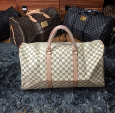 ~REDUCERE DE PRET~ Geanta de voiaj/sala/travel/gym bag Louis Vuitton Damier Azur foto