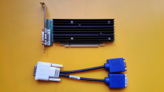 Placa Video NVIDIA Quadro NVS 290,256MB DDR2-64Bit,PCI-e,DMS 59+Adaptor foto
