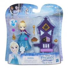 Jucarie Disney Frozen Little Kingdom Elsa And Throne foto