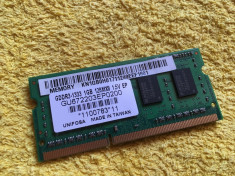 Memorie RAM laptop 1GB DDR3 GU672203EP0200 ( 1333 MHz ) foto