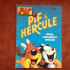 Revista Pif / Pif &amp;amp; Hercule - banda desenata - nr 1 anul 1992 / 16 pagini ! foto