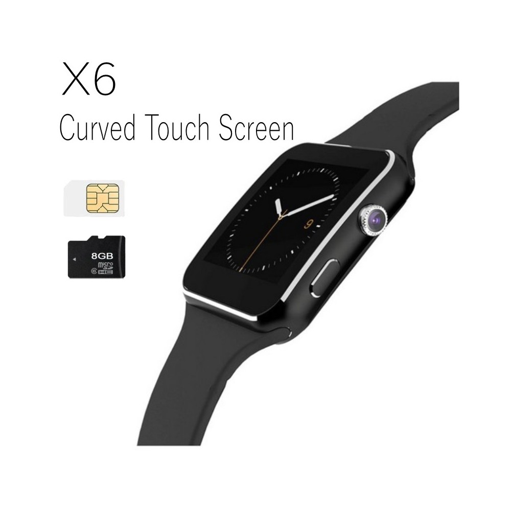 x6 smartwatch sim card