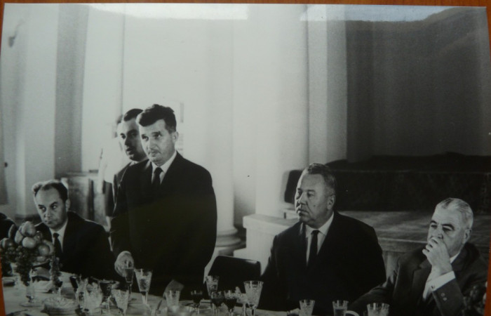 Nicolae Ceausescu si Gheorghiu Dej , anii 60