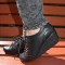 Pantof deosebit piele naturala fina, culoare neagra, talpa plina (Culoare: NEGRU, Marime: 37)