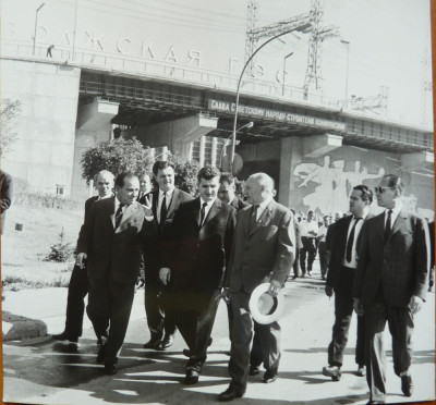 Nicolae Ceausescu la Moscova , anii 65 , 2 fotografii foto