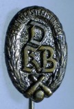 I.030 INSIGNA GERMANIA STICKPIN DEUTSCHER KEGEL BUND POPICE h56mm argintata