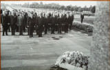 Fotografie originala de la festivitati oficiale , Ceausescu si Gheorghiu Dej