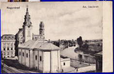 Oradea,Nagyvarad piata Sz Laszlo-ter CP perfecta circulata in 1913 foto