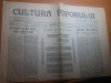 Ziarul Cultura Poporului, 14 Aprilie 1929 - Inscripții Mănăstirea Tismana, 4 Pagini