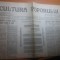 ziarul cultura poporului 14 aprilie 1929-insciptiuni de la manastirea tismana