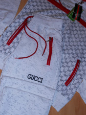 TRENINGURI GUCCI IMPORT ITALIA/SUPER MODEL/PANTALONI CONICI/BUZUNARE LATERALE foto