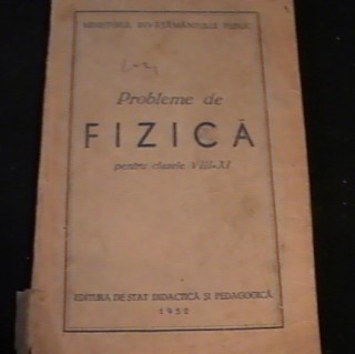 PROBLEME DE FIZICA - CLASELE- 8-11 foto