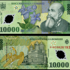 10000 LEI 2000 POLIMER ISARESCU UNC NECIRCULATA