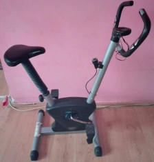 Vand bicicleta fitness + doua gantare foto