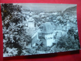 Ilustrata Vedere din Sighisoara circulat 1966, Circulata, Fotografie