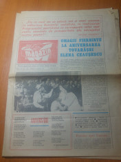 ziarul magazin 6 ianuarie 1979-ziua de nastere a elenei ceausescu foto