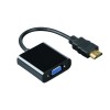Adaptor HDMI Tata la VGA Mama Full HD 1080p, Cablu 20cm, Mufă Aurită, Ecranat, Cupru
