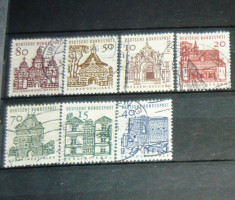 Lot timbre circulate Arta Arhitectura Istorie uzuale GERMANIA 2+1gratis RBK21898 foto