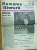 Romania literara 18 aprilie 1974 sculptura V. Petrescu Balcescu Vinea Parvan