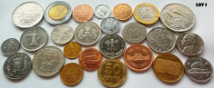 Lot / Set 25 Monede Diferite = CALITATE *cod 02 foto