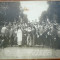 Excursionisti romani la paris in padurea Saint Cloud ,Iulie 1914 ,foto pe carton