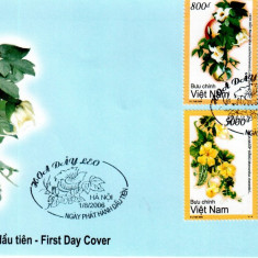 VIETNAM 2006, FDC, FLORA