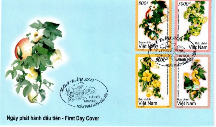 VIETNAM 2006, FDC, FLORA