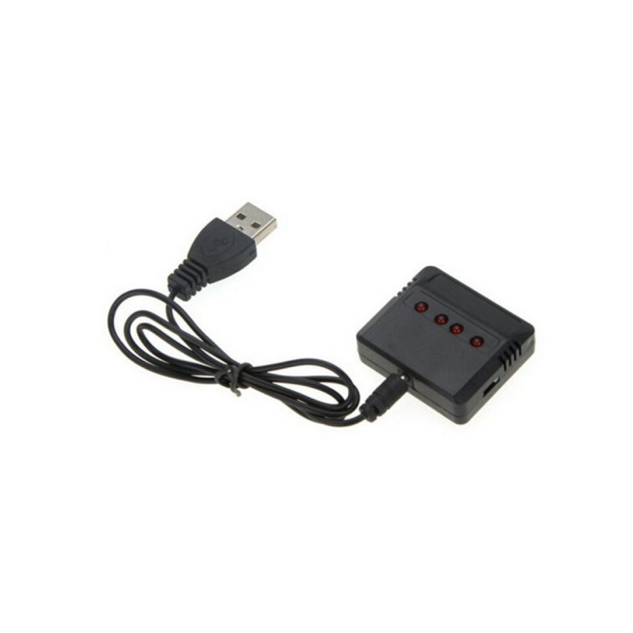 Incarcator pentru baterii drone Hubsan, Syma, Wltoys, cu 5 sloturi. (Negru) foto mare Incarcator pentru baterii drone Hubsan, Syma, Wltoys, cu 5 sloturi. (Negru) foto mare