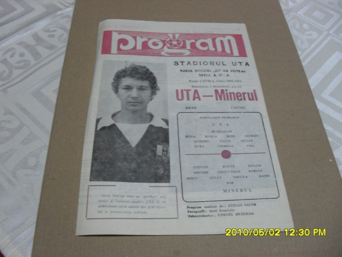 program UTA - Minerul Cavnic