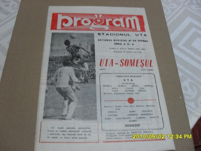 program UTa - Somesul SM