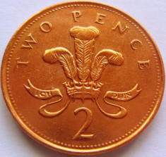 Moneda 2 Pence - ANGLIA, anul 1995 *cod 4499 foto