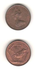 SV * Insulele Cayman ONE CENT 1972 UNC Regina Elisabeth II foto