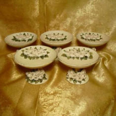 Cadou deosebit, set cupe decorative majolica-Italia, vintage