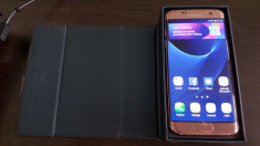 Samsung Galaxy S7 Edge 32GB Roz folosit 2 saptamani foto