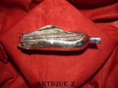 Obiect decorativ colectie, cadou, laminat argint, Italia, vintage foto