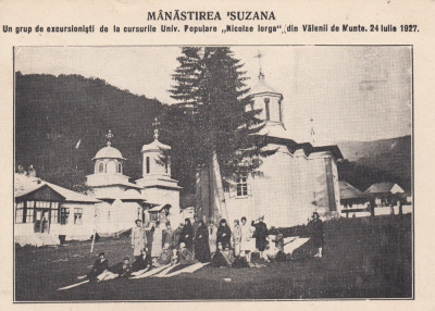 MANASTIREA SUZANA GRUP EXCURSIONISTI UNIV. POPULARA N. IORGA - VALENII DE MUNTE foto